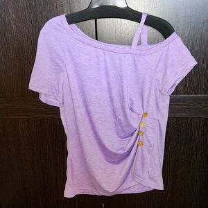 Lilac, size L, off shoulder